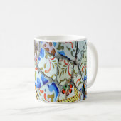 Mug Tuiles de mosaïque de Guell du parc de Gaudi (Devant droit)