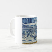 Mug Tuiles murales portugaises bleues et blanches avec (Devant gauche)