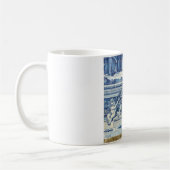 Mug Tuiles murales portugaises bleues et blanches avec (Gauche)