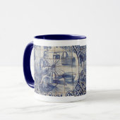 Mug Tuiles portugaises d'azulejo (Devant gauche)