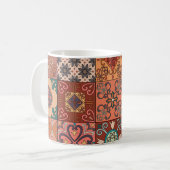 Mug Tuiles portugaises : Talavera Style Azulejo. (Devant gauche)