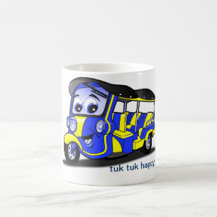 Mug tuk de tuk heureux