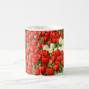 Mug Tulières rouges et blanches