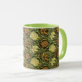 Mug Tulip and Lily, famous pattern, (Devant droit)