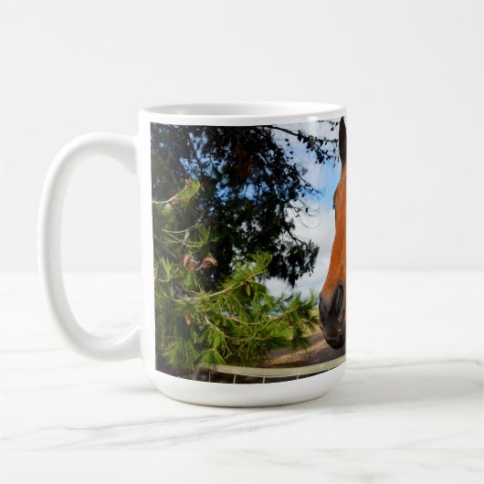 Mug Tulip Le Cheval Brown Bay, (Gauche)