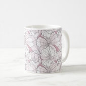 Mug Tulip Line Drawing (Devant droit)