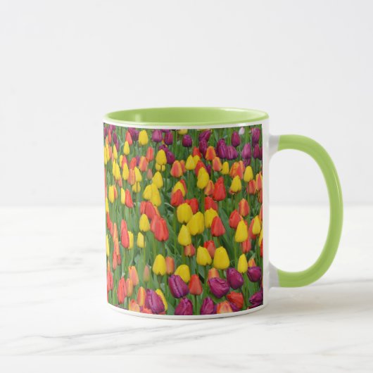 Mug Tulipe à café motif coloré (Droite)