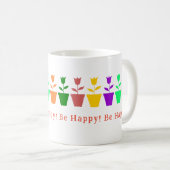 Mug Tulipe à café personnalisable et coloré (Devant droit)