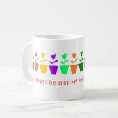 Mug Tulipe à café personnalisable et coloré (Devant gauche)