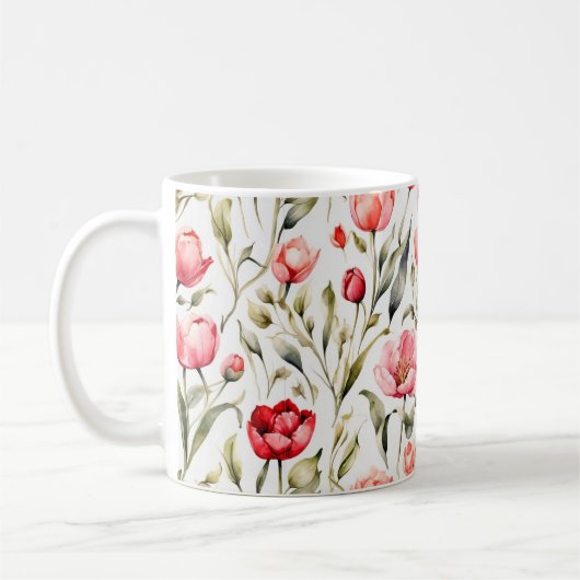 Mug Tulipe à motifs (Gauche)