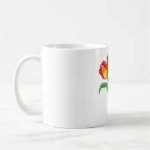 Mug Tulipe arc-en-ciel - Fleur colorée (Gauche)