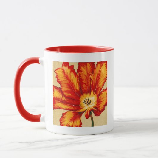 Mug Tulipe de perroquet II (Gauche)
