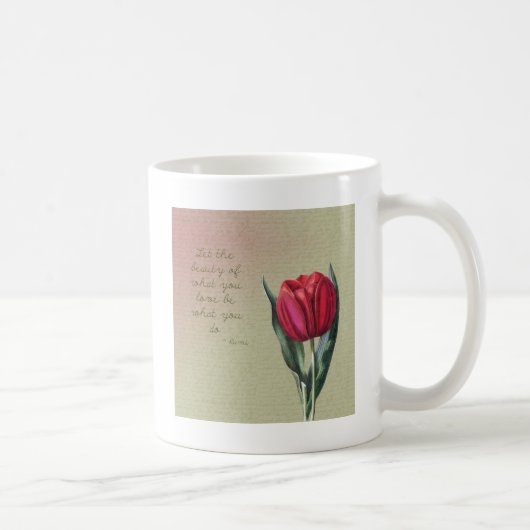 Mug Tulipe inspirée de beauté (Droite)