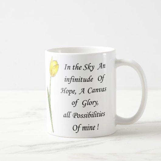 Mug Tulipe jaune (Droite)