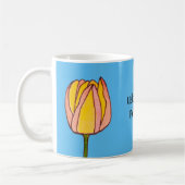 Mug Tulipe jaune et rose (Gauche)