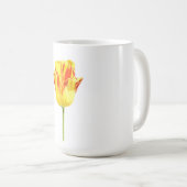 Mug Tulipe jaune et rouge (Devant droit)