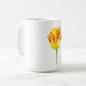 Mug Tulipe jaune et rouge (Devant gauche)