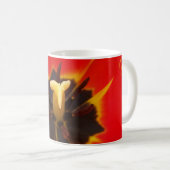 Mug tulipe jaune rouge (Devant droit)