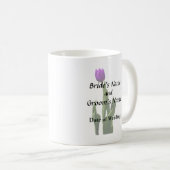 Mug Tulipe pourpre simple (Devant droit)