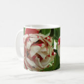 Mug Tulipe rose et blanc (Devant gauche)