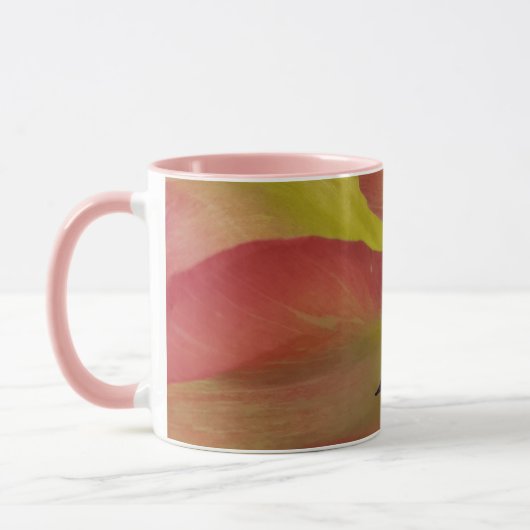 Mug Tulipe rose et jaune (Gauche)