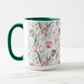 Mug Tulipe scandinave modèle floral (Gauche)
