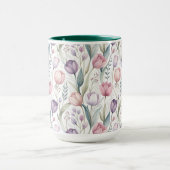 Mug Tulipe scandinave modèle floral (Centre)
