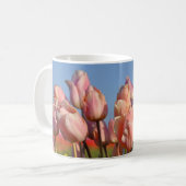 Mug Tulipes à ressort pourpre (Devant gauche)