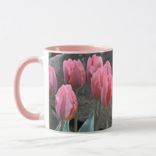 Mug Tulipes à ressort rose