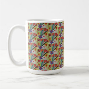 Mug Tulipes Abstraites et fleurs de printemps