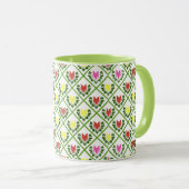 Mug Tulipes Blanches (Devant droit)