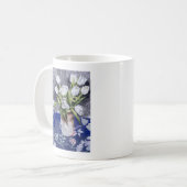 Mug Tulipes blanches 1994 (Devant gauche)
