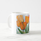 Mug Tulipes d'agrumes orange (Devant gauche)