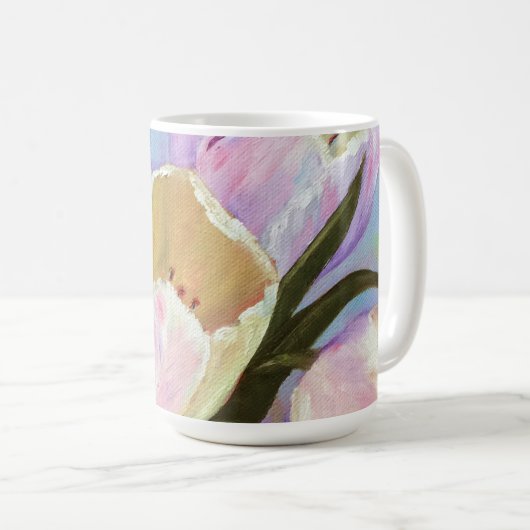 Mug Tulipes dans le pot I (Devant droit)