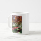 Mug Tulipes de la clôture appliquée (Devant gauche)