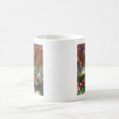 Mug Tulipes de la clôture appliquée (Centre)