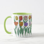 Mug Tulipes de printemps (Gauche)
