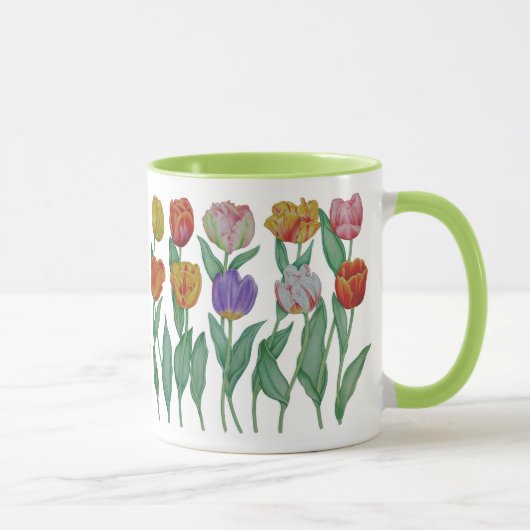Mug Tulipes de printemps (Droite)