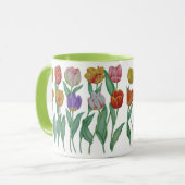 Mug Tulipes de printemps (Devant gauche)