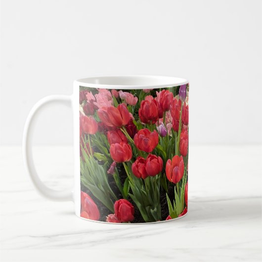Mug Tulipes de printemps (Gauche)