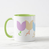 Mug Tulipes de printemps mignonnes, personnalisation d (Gauche)