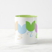 Mug Tulipes de printemps mignonnes, personnalisation d (Centre)