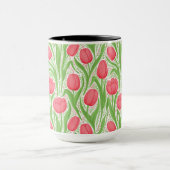 Mug Tulipes en rouge et vert (Centre)