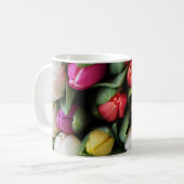 Mug Tulipes Fleurs colorées Printemps de Pâques (Devant gauche)