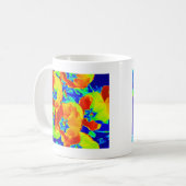 Mug tulipes fluorescentes (Devant gauche)