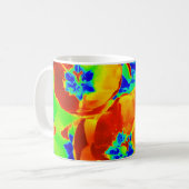 Mug tulipes fluorescentes (Devant gauche)