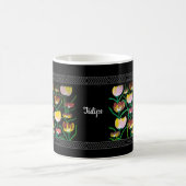Mug Tulipes multicolores abstraites (Centre)