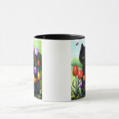 Mug Tulipes originales mignonnes Creationarts d'art de (Centre)