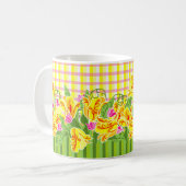 Mug Tulipes & Plaid Spring Coffee Cup (Devant gauche)