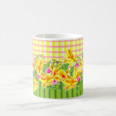 Mug Tulipes & Plaid Spring Coffee Cup (Centre)